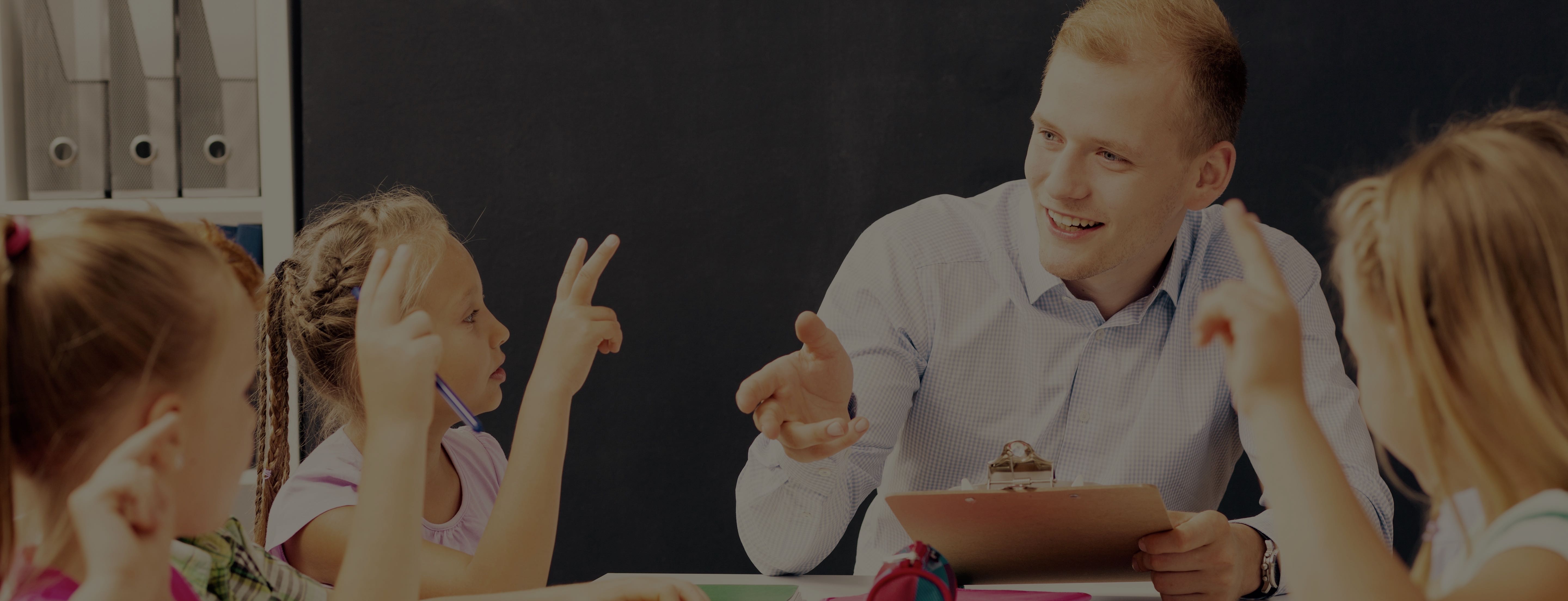 Supply Teacher in Classroom