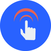 Click the button